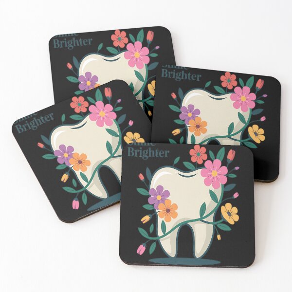 Item preview, Floral Tooth, Boho Flower Dental Student Dental Assistant _1_2 designed and sold by orlodrake.