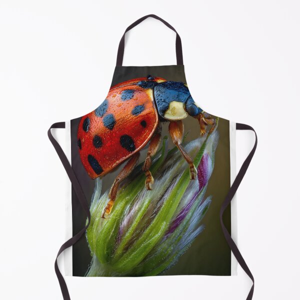 Item preview, Colorful Ladybug on a Delicate Flower Bud designed and sold by Artessie.