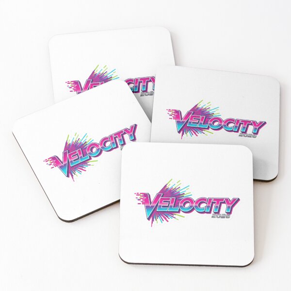 Item preview, Retro 80s Synthwave Velocity Neon Typography Art designed and sold by Modavedrake.