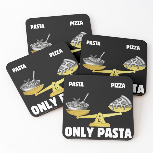 Item preview, WANTED Italian Food Dilemma: ONLY PASTA Balance T-Shirt Black Version designed and sold by TheItaliandilemma.