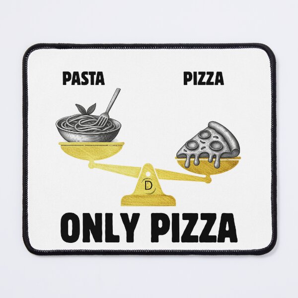 Item preview, WANTED Italian Food Dilemma: ONLY PIZZA Balance T-Shirt designed and sold by TheItaliandilemma.