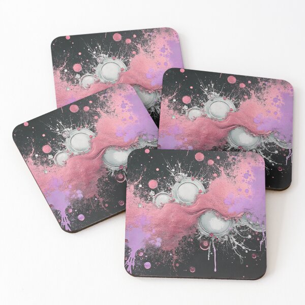 Item preview, Abstract Pink and Black Steampunk Design designed and sold by Huskyyy Designs.