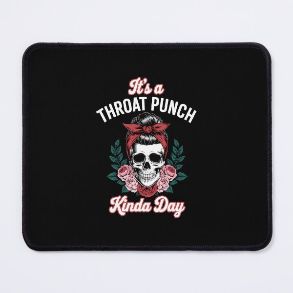 Item preview, It's A Throat Punch Kind Of Day Skeleton Floral designed and sold by EllenJast.