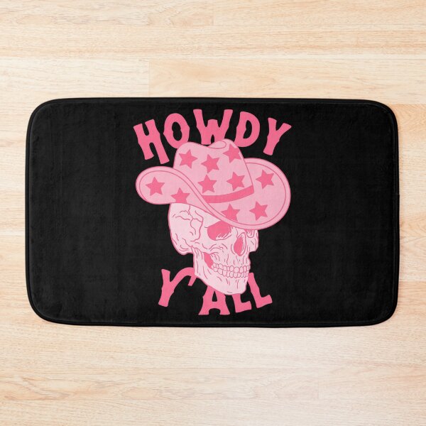 Item preview, Howdy Yall Pink Cowgirl Skull Graphic designed and sold by xtcghsyrpx48.