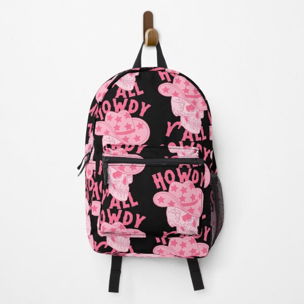 Item preview, Howdy Yall Pink Cowgirl Skull Graphic designed and sold by xtcghsyrpx48.