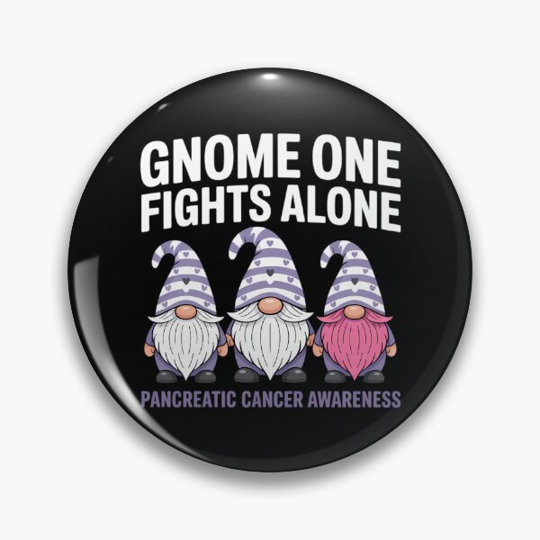 Item preview, Gnome One Fights Purple Ribbon Pancreatic Cancer designed and sold by EllenJast.