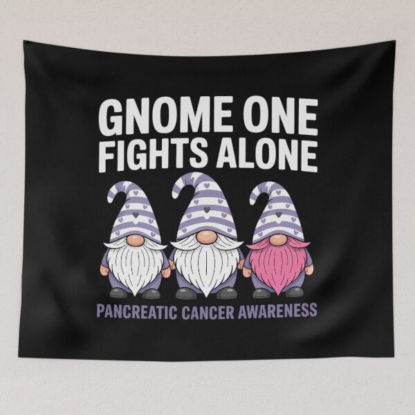 Item preview, Gnome One Fights Purple Ribbon Pancreatic Cancer designed and sold by EllenJast.