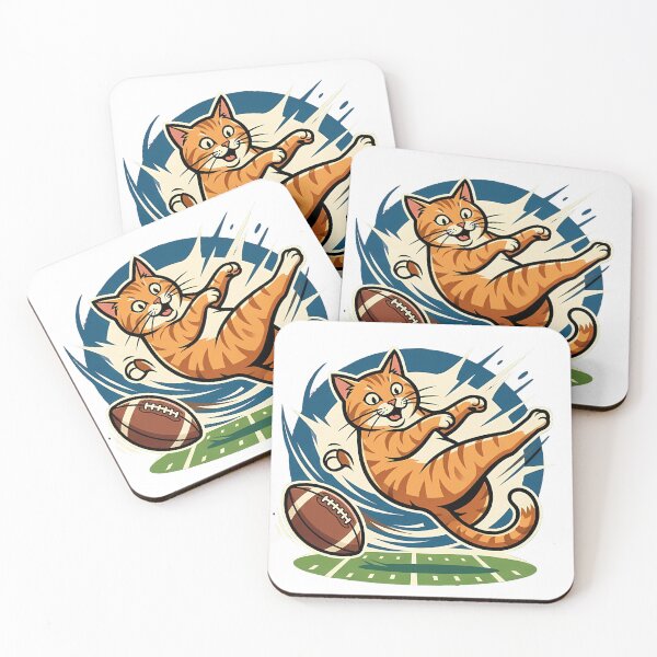 Item preview, Funny Football Cat Fail Cute Cat Humor Sports designed and sold by RoyesButler.
