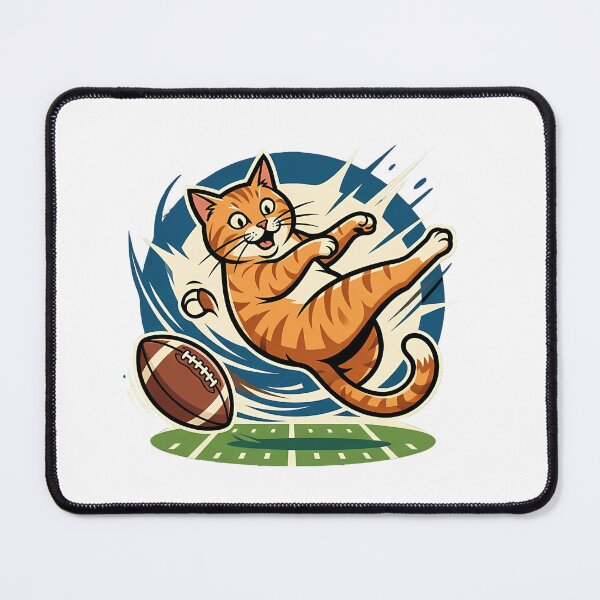 Item preview, Funny Football Cat Fail Cute Cat Humor Sports designed and sold by RoyesButler.