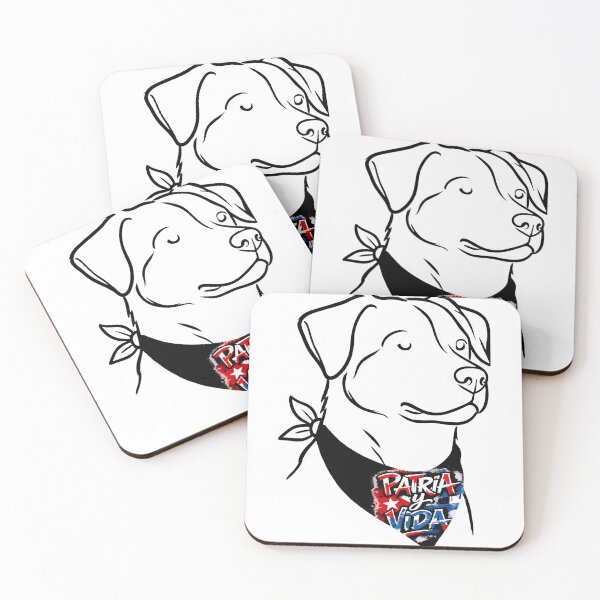 Item preview, Homeland and Life Dog Bandana – Cuban Freedom Pet Line Art Design designed and sold by YanitaTF.