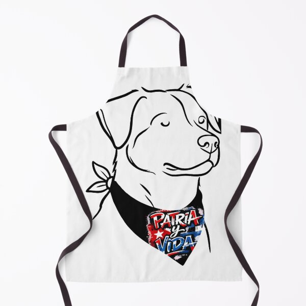 Item preview, Homeland and Life Dog Bandana – Cuban Freedom Pet Line Art Design designed and sold by YanitaTF.