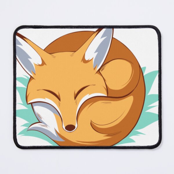 Item preview, Cozy Sleeping Fox Curled Up Cute Woodland Animal Art designed and sold by MutzelArts.