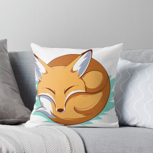 Item preview, Cozy Sleeping Fox Curled Up Cute Woodland Animal Art designed and sold by MutzelArts.