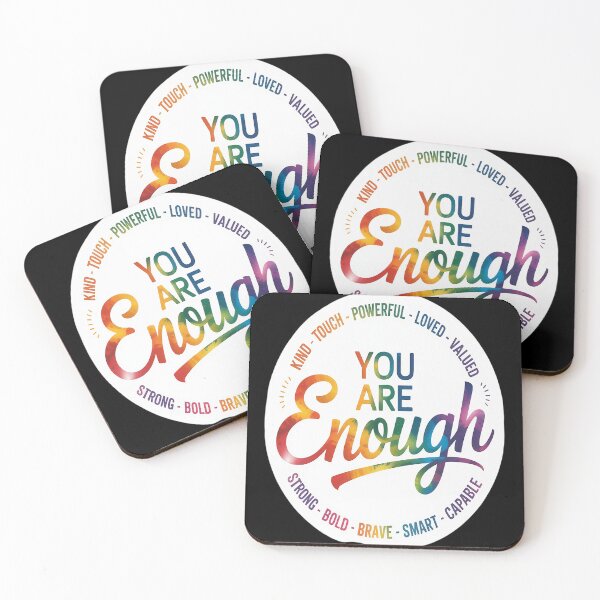 Item preview, Gay You Are Enough Rainbow Pride Flag Ally LGBTQ designed and sold by orlodrake.