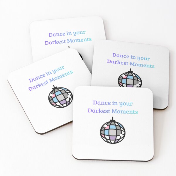 Artikelvorschau, Dance in Your Darkest Moments Quote – Inspirational Mental Health Aesthetic Design entworfen und verkauft von iccdesignsshop.