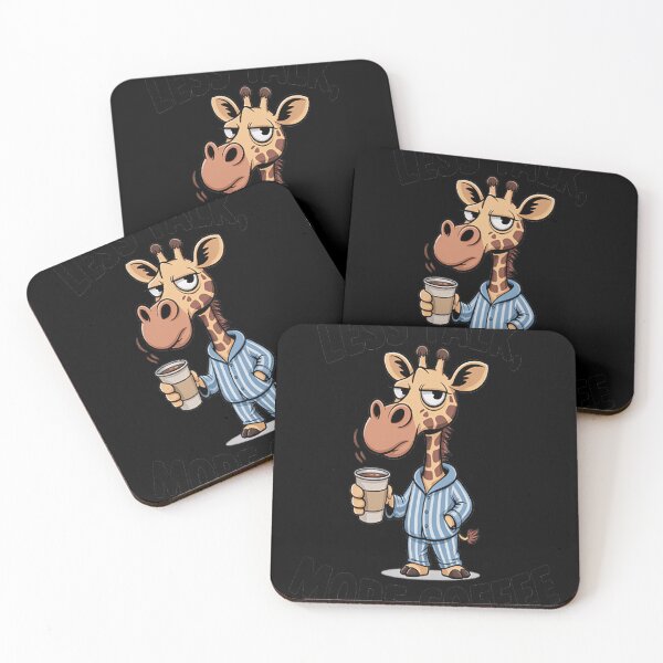 Artikelvorschau, Giraffe hält Kaffee entworfen und verkauft von orlodrake.