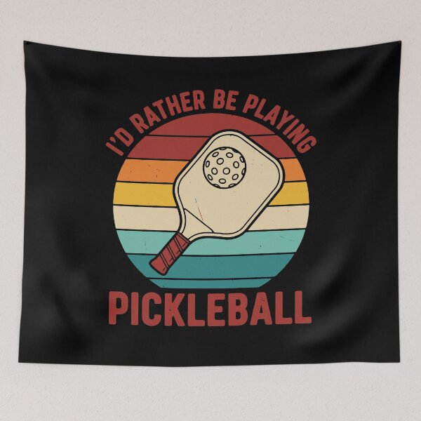 Item preview, Pickleball Id Rather Be Playing Funny Player Love designed and sold by LuminOrb.