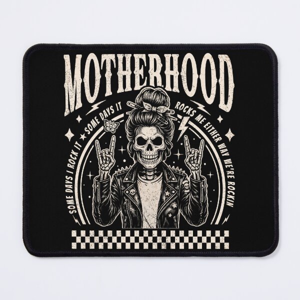 Item preview, Mother Hood Some Days I Rock It Some Days It Rocks Me Either' designed and sold by schoolofbullies.