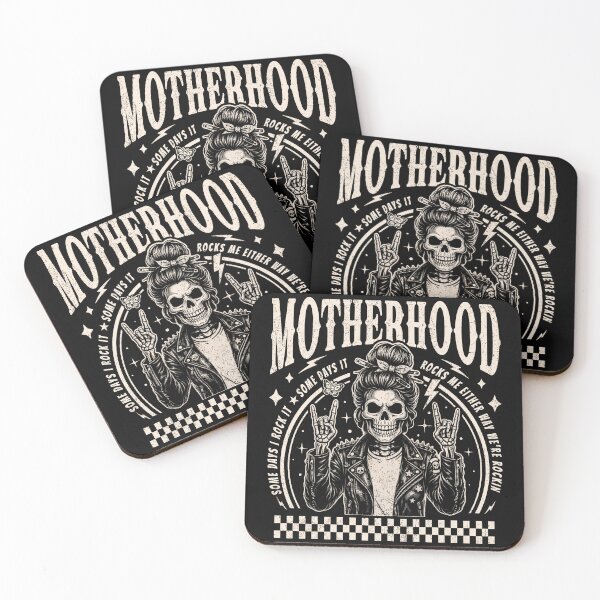 Item preview, Mother Hood Some Days I Rock It Some Days It Rocks Me Either' designed and sold by schoolofbullies.