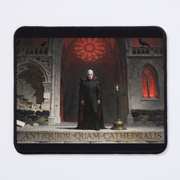 Item preview, Older Than the Cathedral — Dark Sacred Vampire Art designed and sold by GeoWhimsy Studio.