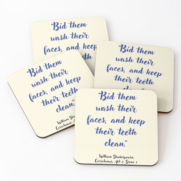 Item preview, Wicked Shakespeare Quote from Coriolanus designed and sold by CharlottePlaceArt.