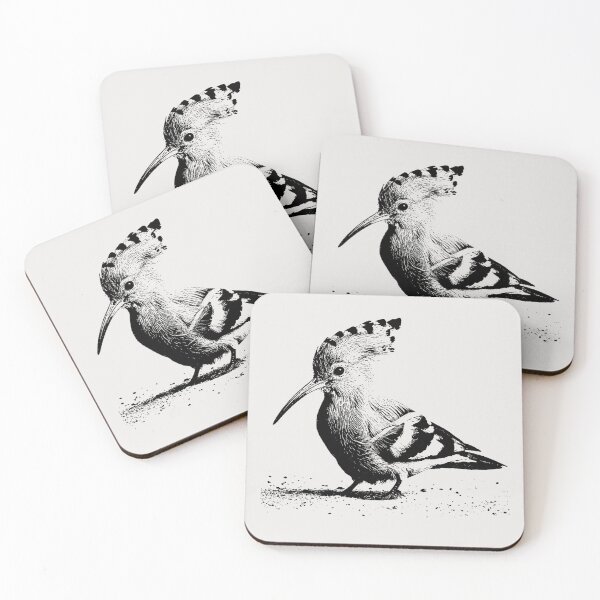 Item preview, Hoopoe Bird Vintage Wildlife Engraving designed and sold by RPrintPulse.