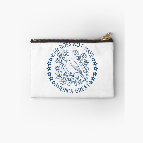 Item preview, Copy of War Does Not Make America Great Floral Bird No War in Iran Protest Anti Trump FDT  designed and sold by gunaone-design.