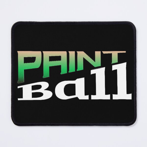 Item preview, Paintball diagonal font split logo designed and sold by PaintballCrew.