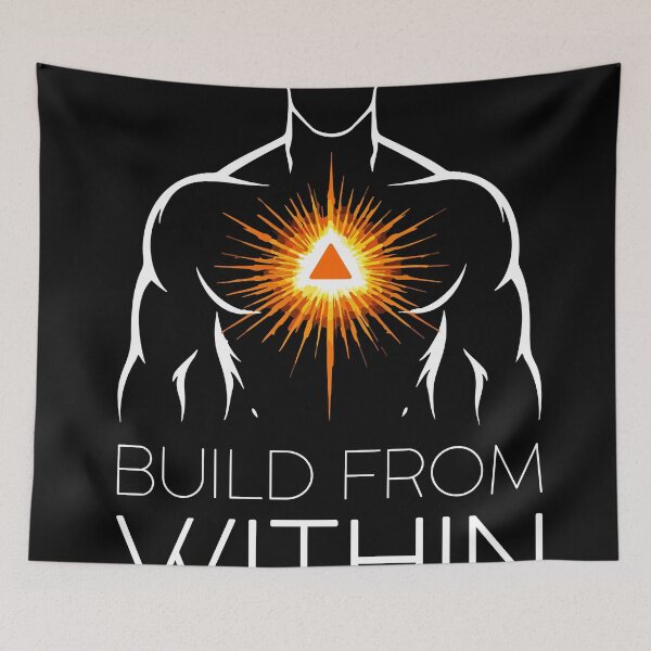 Item preview, Build From Within – Strength & Mindset Motivational Graphic Design designed and sold by The-ADDesign.