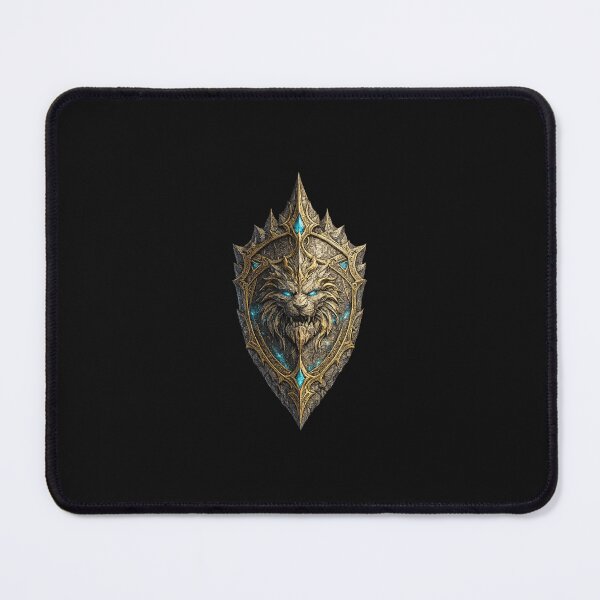 Item preview, Ornate Lion Guardian Stone Crest designed and sold by SuePFields.
