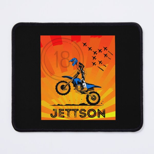 Item preview, Custom Motocross Rider Sunset Name Tee designed and sold by FroggyBaBoy.