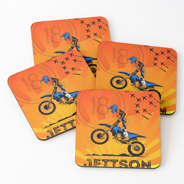 Item preview, Custom Motocross Rider Sunset Name Tee designed and sold by FroggyBaBoy.