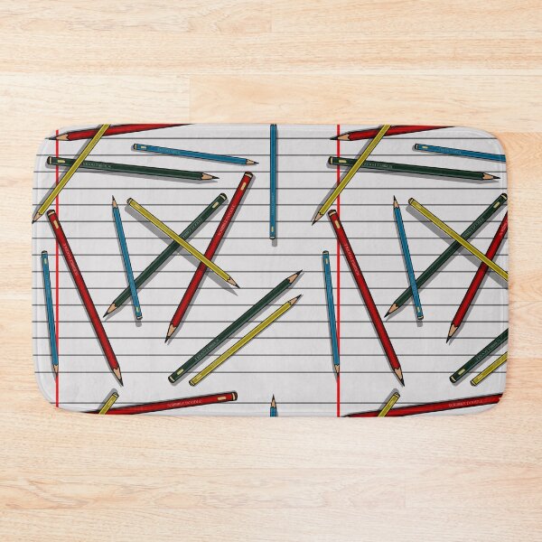 Item preview, Colorful Pencil Pattern – Back to School Aesthetic Design designed and sold by Fun Funky Designs.