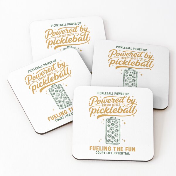 Item preview, Pickleball Powered By Pickle Ball Funny Player designed and sold by LuminOrb.