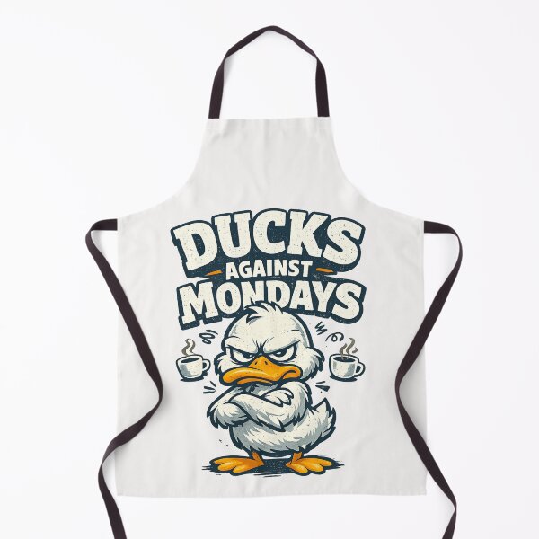 Item preview, Ducks Against Mondays Grumpy Duck Anti Monday Coffee Lover Humor designed and sold by Pawsome Quotes.