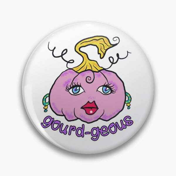 Item preview, Gourd-geous Pink Pumpkin designed and sold by StarSpear.