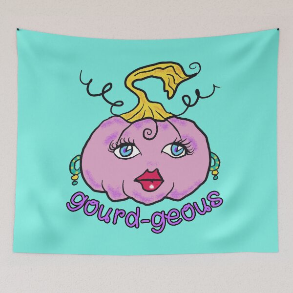 Item preview, Gourd-geous Pink Pumpkin designed and sold by StarSpear.