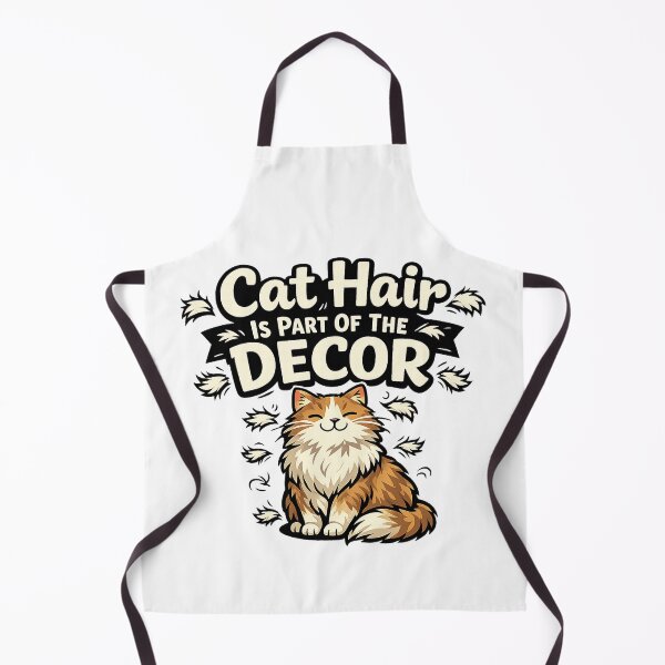 Item preview, Cat Hair Is Part Of The Decor Funny Cat Lover Design designed and sold by StyleLap.