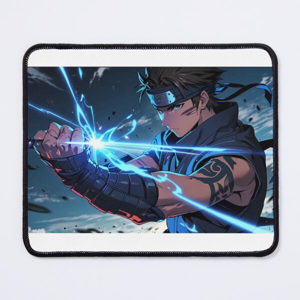 Item preview, Anime Ninja Warrior – Lightning Blade Samurai Action Shonen Style designed and sold by EchoWave11.