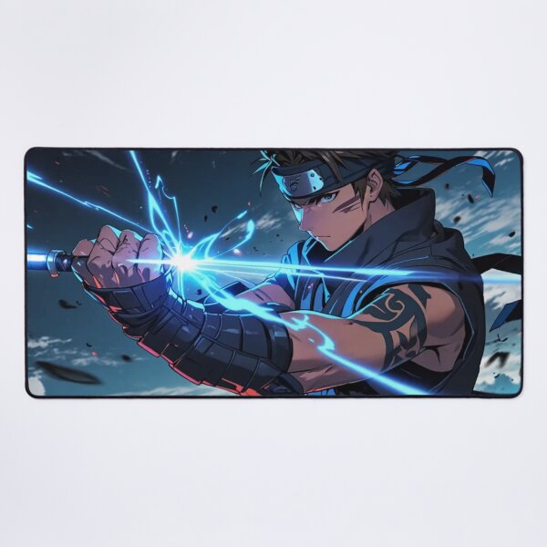 Item preview, Anime Ninja Warrior – Lightning Blade Samurai Action Shonen Style designed and sold by EchoWave11.