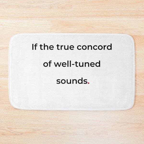 Item preview, "If the true concord of well-tuned sounds" - print black designed and sold by ariksworld.