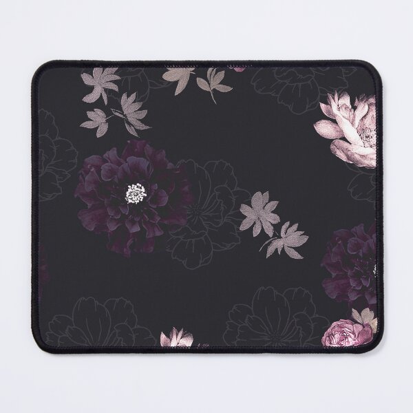 Item preview, Dark romantic floral wreath pattern designed and sold by deepshikae.