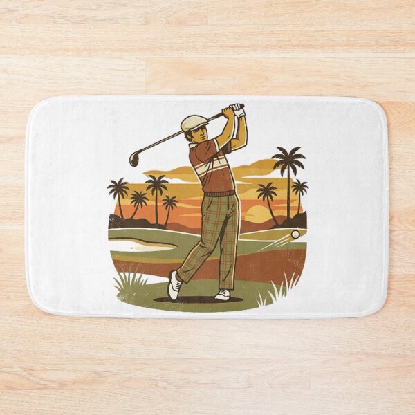 Item preview, Retro 70s Golf T-shirt - Vintage American Style designed and sold by ZXSTORE.