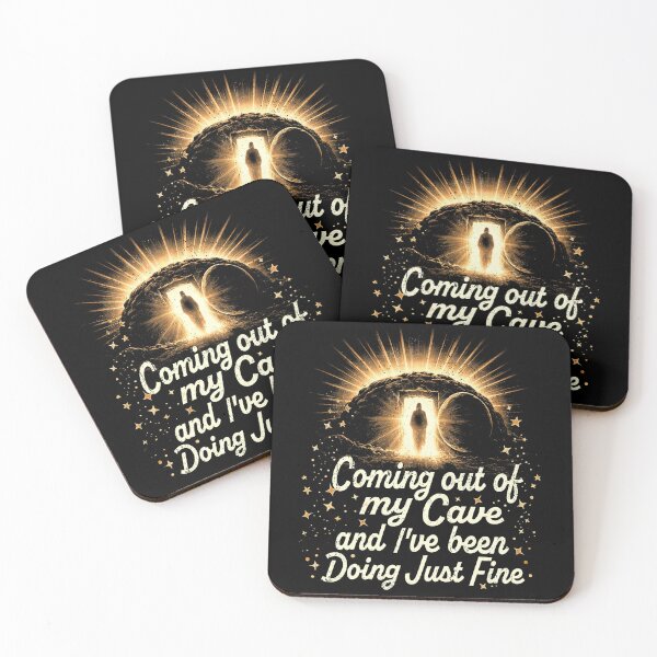 Item preview, Coming Out Of My Cave And I've Been Doing Just Fine designed and sold by schoolofbullies.