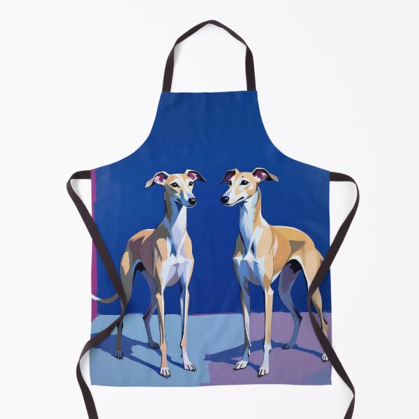 Item preview, Colorful Greyhound Duo Illustration designed and sold by KiraChie.