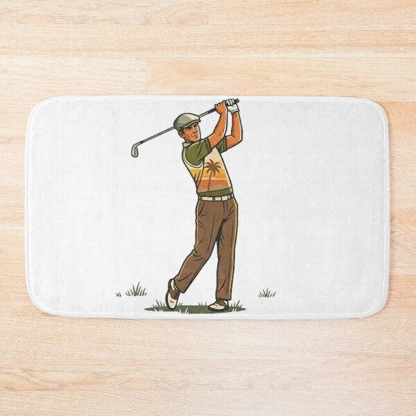 Item preview, Retro 70s Golf T-shirt - Vintage American Style designed and sold by ZXSTORE.