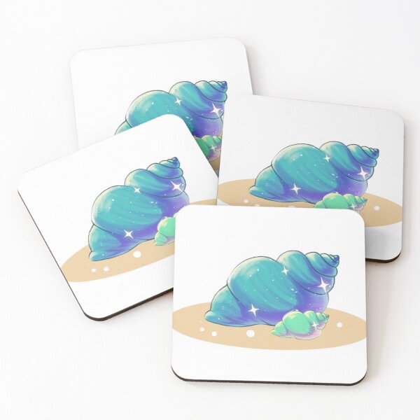 Item preview, Magical Galaxy Sea Shells On Pastel SandBring a piece of the cosmic ocean with you! This enchanting design features glowing blue and purple galaxy sea shells resting on pastel sand. designed and sold by RamneekFraty.