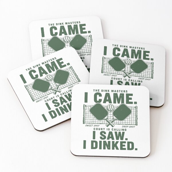 Item preview, Pickleball Funny Player I Came I Saw I Dinked designed and sold by LuminOrb.