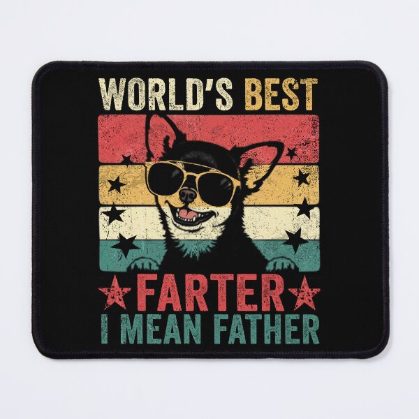 Item preview, World'S Best Farter I Mean Father Fathers Day Dad Dog designed and sold by schoolofbullies.