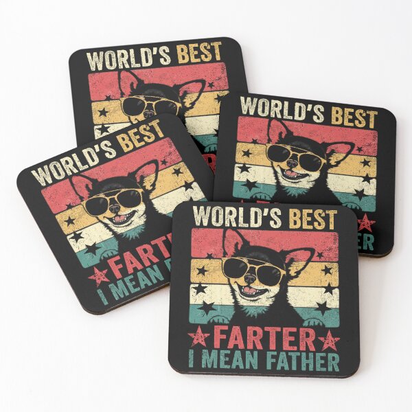 Item preview, World'S Best Farter I Mean Father Fathers Day Dad Dog designed and sold by schoolofbullies.
